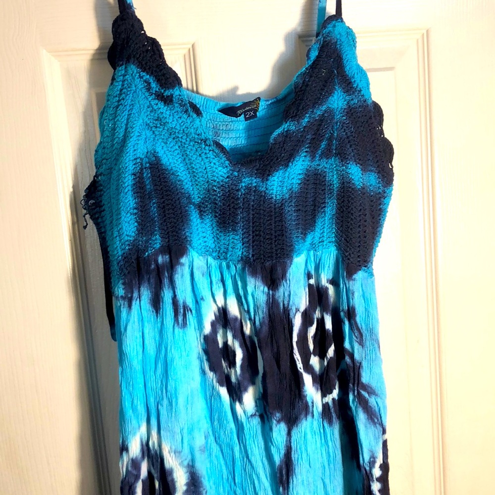 Blue dress 2X